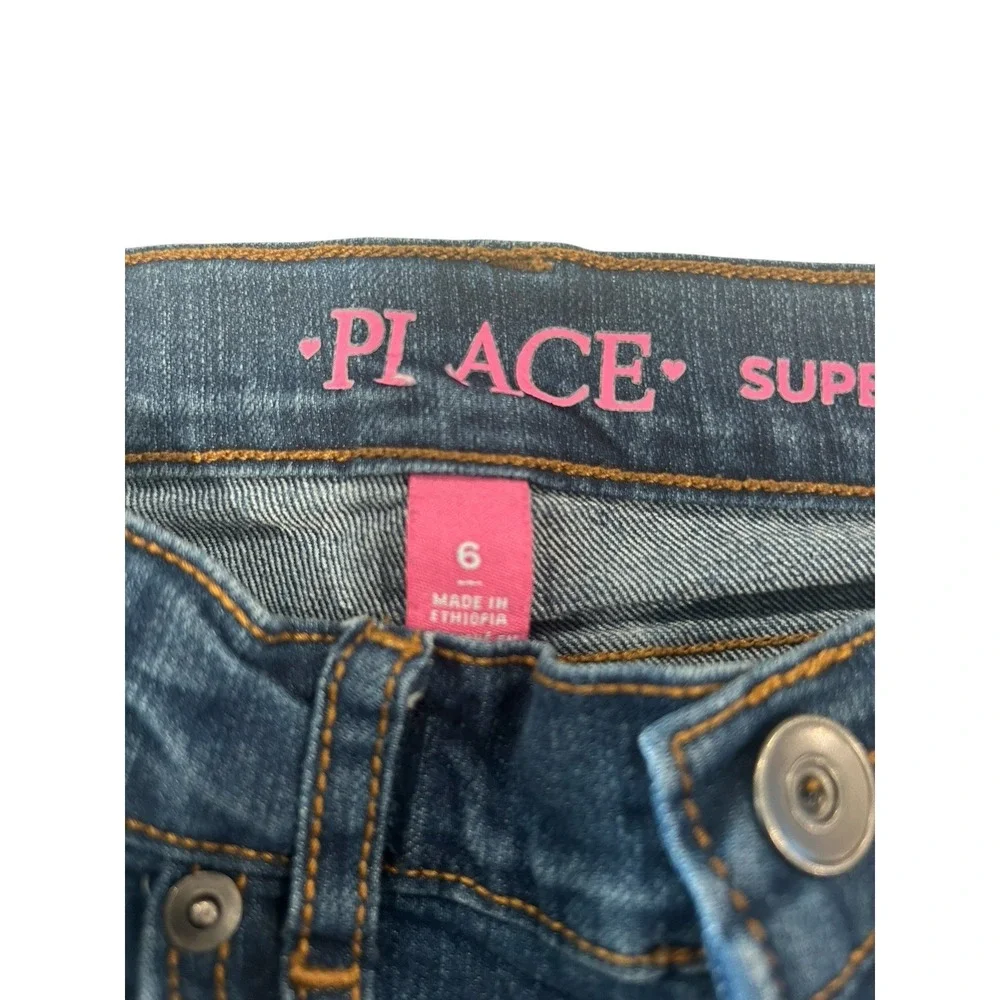 Lot Of Jeans Size 6 Children's Place And Wonder Nation‎ distressed Girls Denim